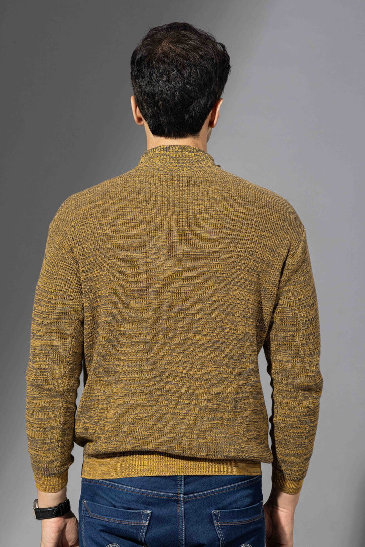 Yellow Premium Flat Knit Polo T-Shirt