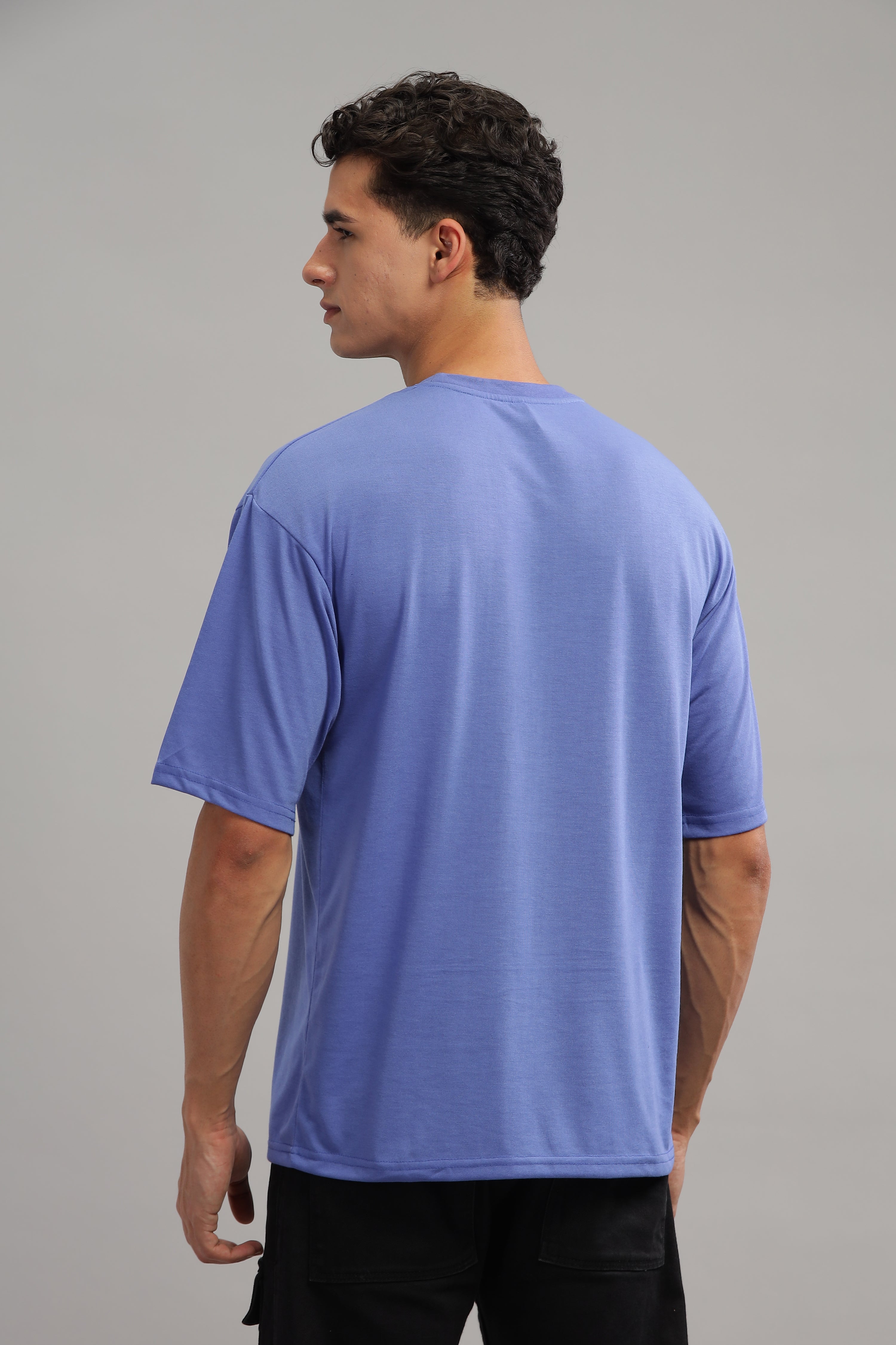 Blue Oversized "Keep The Dream Alive" T-Shirt