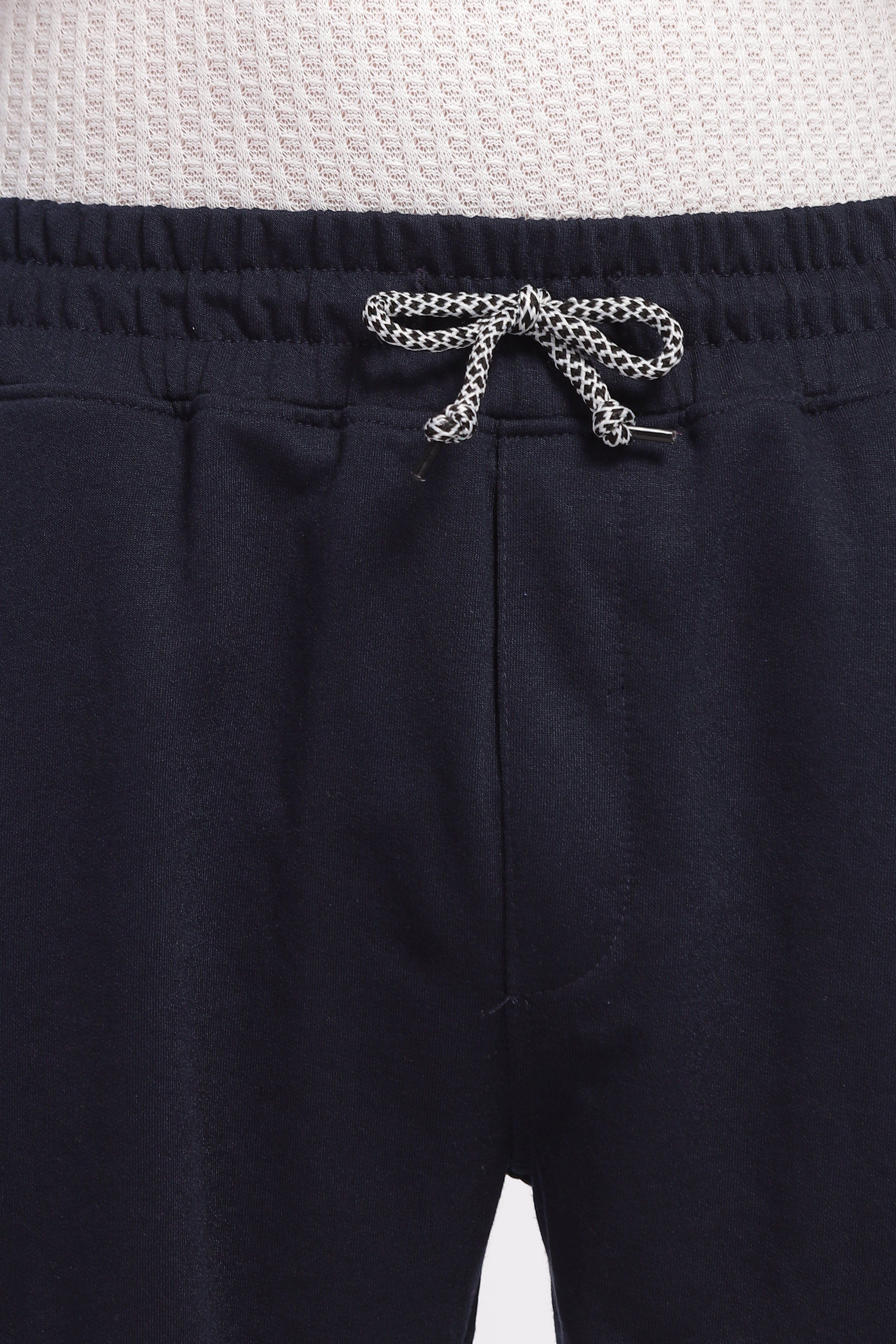 Navy Blue Premium Loop Knit Cotton Shorts