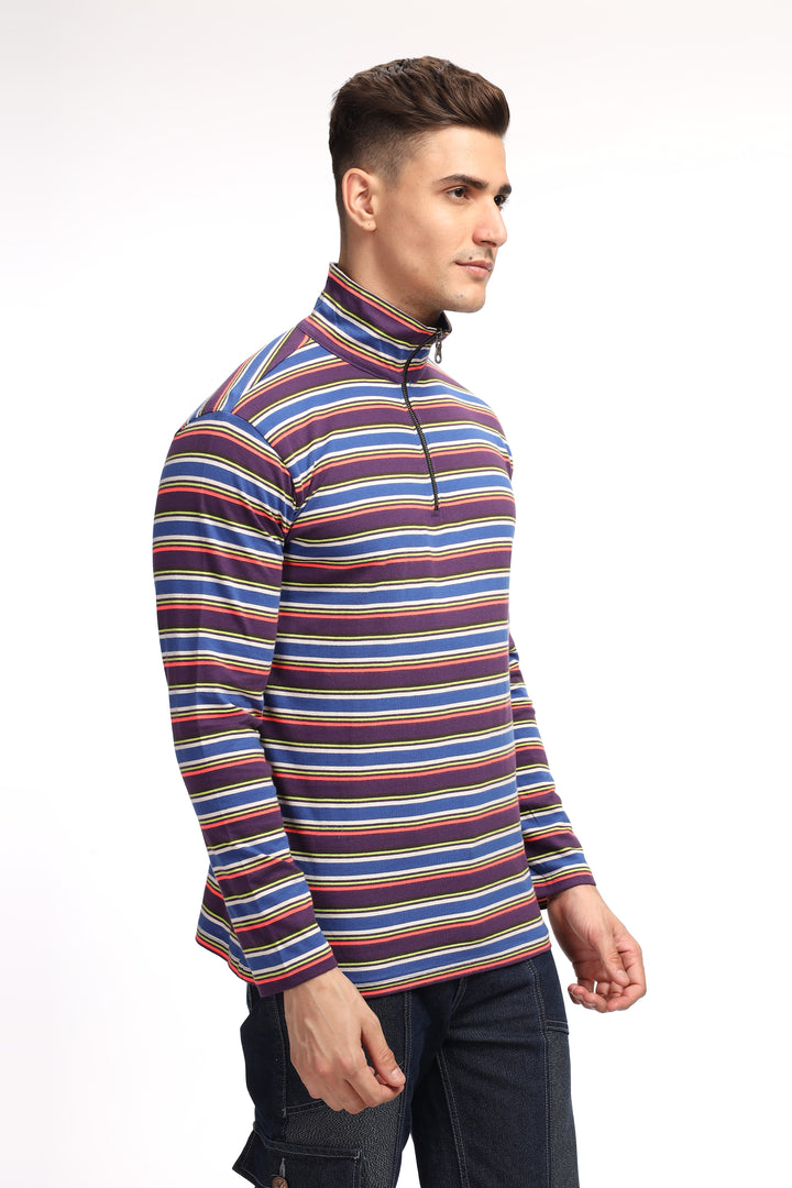 Chroma Zipper Closure T-Shirt