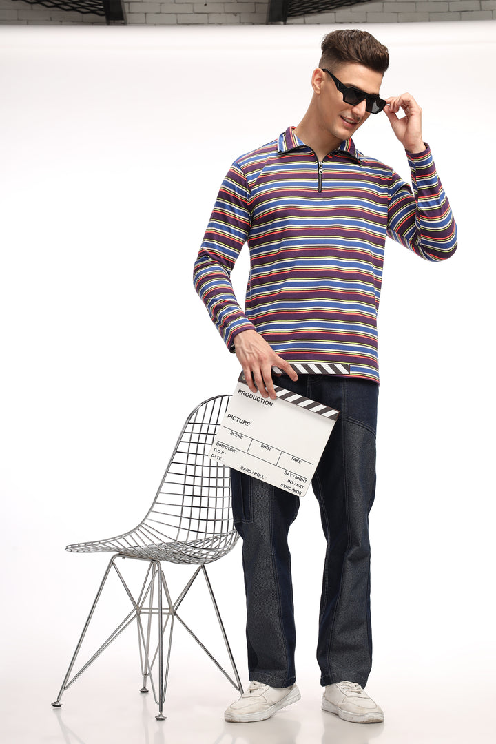 Chroma Zipper Closure T-Shirt