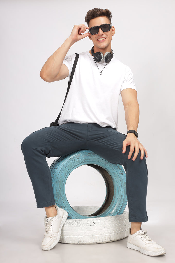 Bottle Green Relaxed Fit Cargo Pants