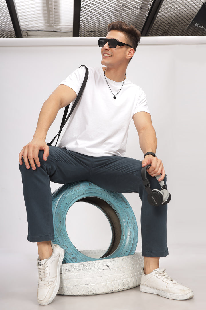 Bottle Green Relaxed Fit Cargo Pants
