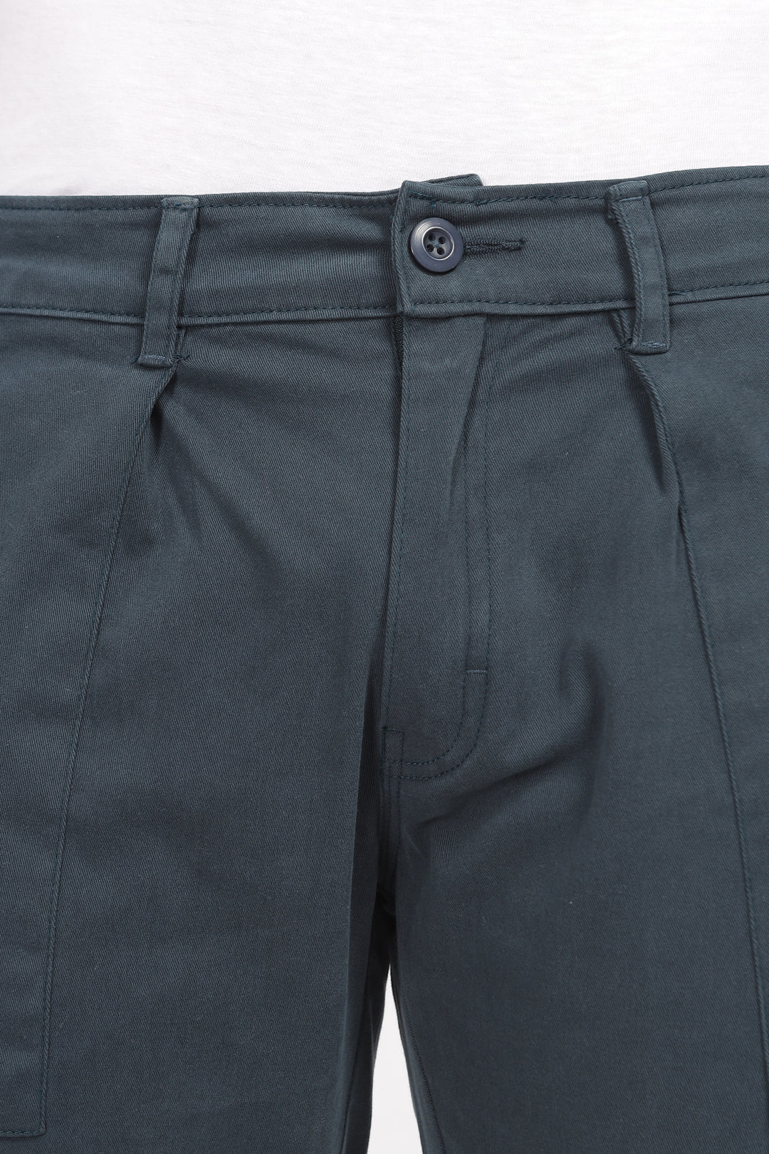 Bottle Green Relaxed Fit Cargo Pants