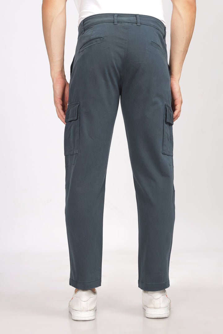 Bottle Green Relaxed Fit Cargo Pants