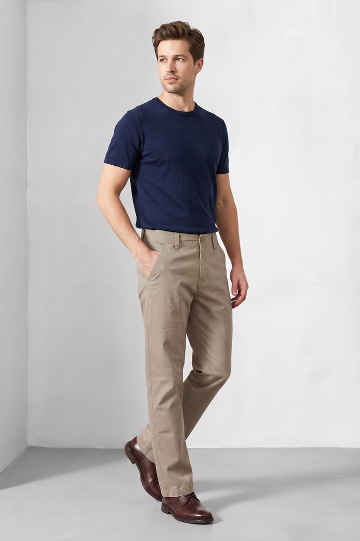 REGULAR FIT PLAIN TROUSER