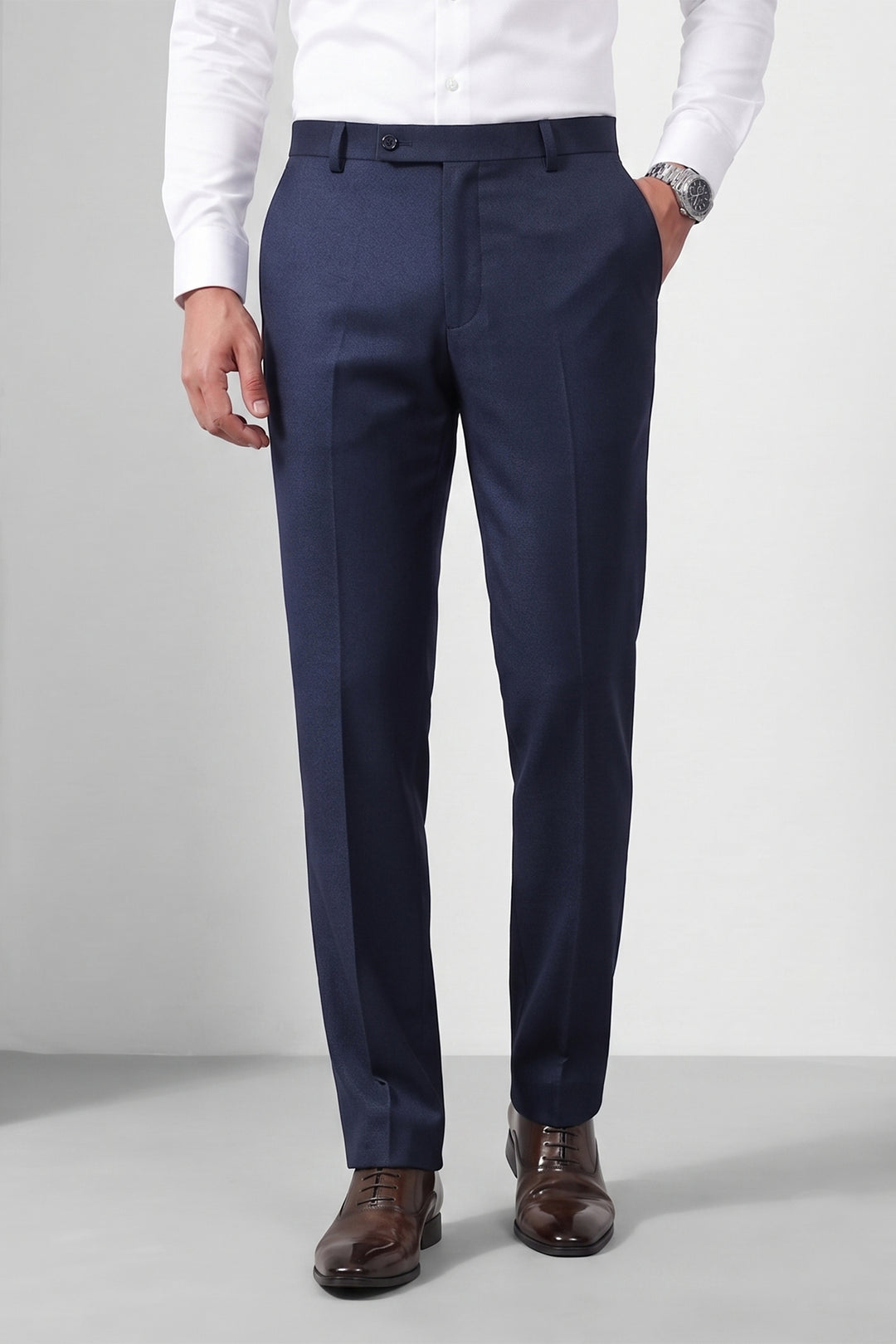 Men Solid Formal Kanso Trousers