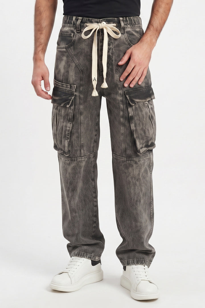 Gritstones Men's Utility 6 Pocket Cargo Pants