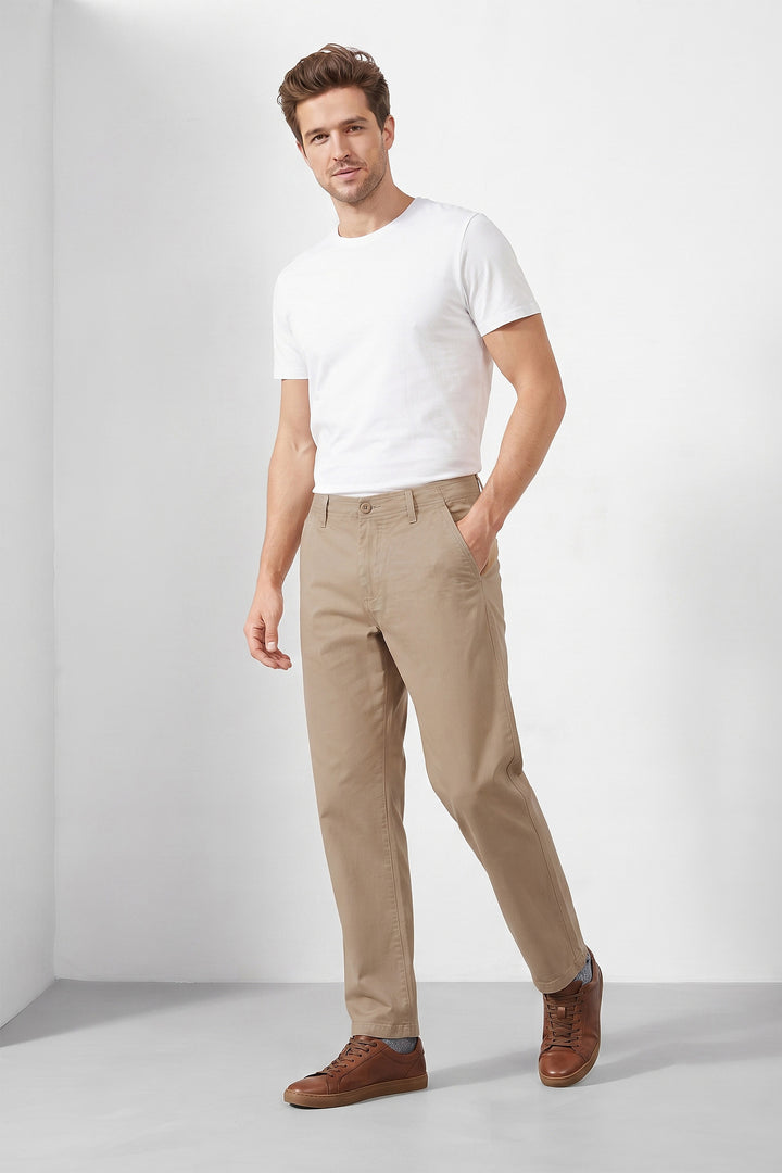 REGULAR FIT PLAIN TROUSER