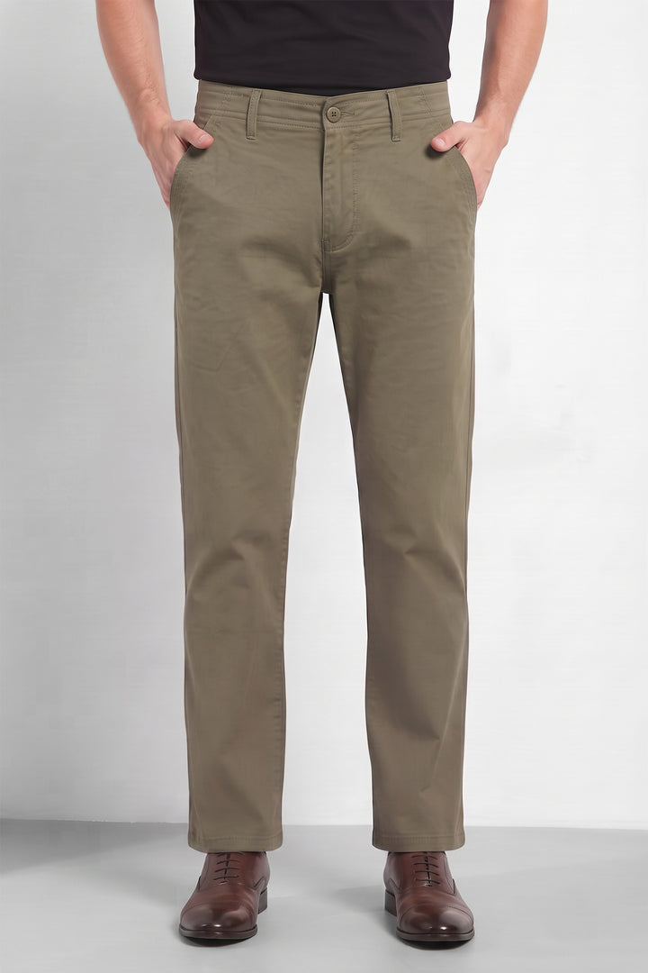 REGULAR FIT PLAIN TROUSER