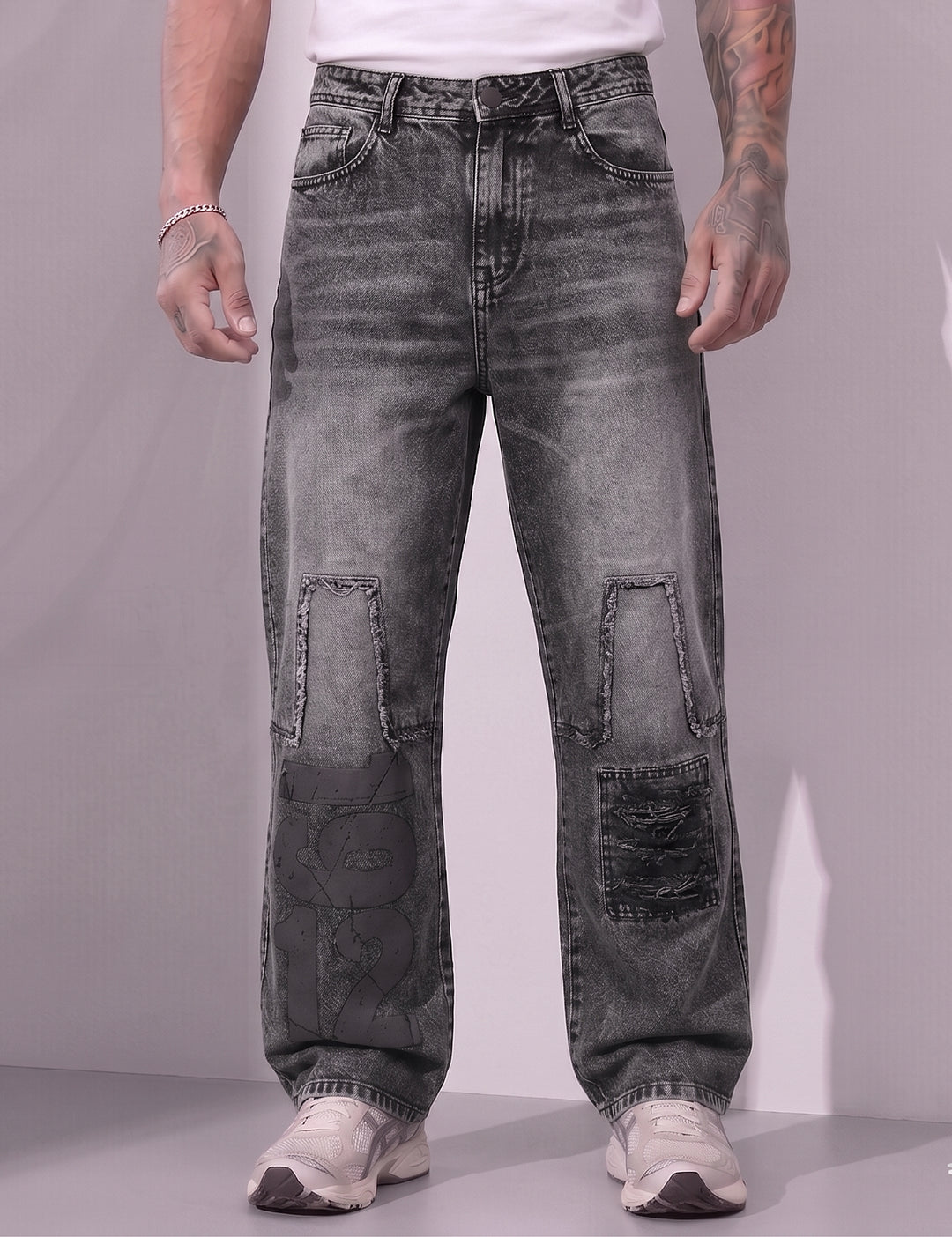 Steel Loose  fit Denim Jeans
