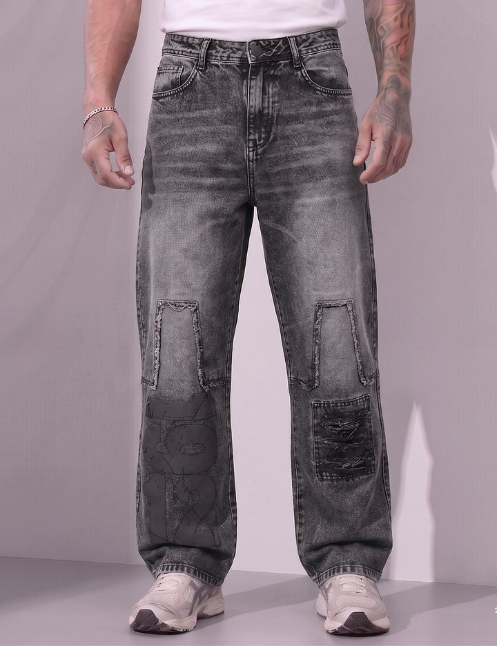 Steel Loose  fit Denim Jeans