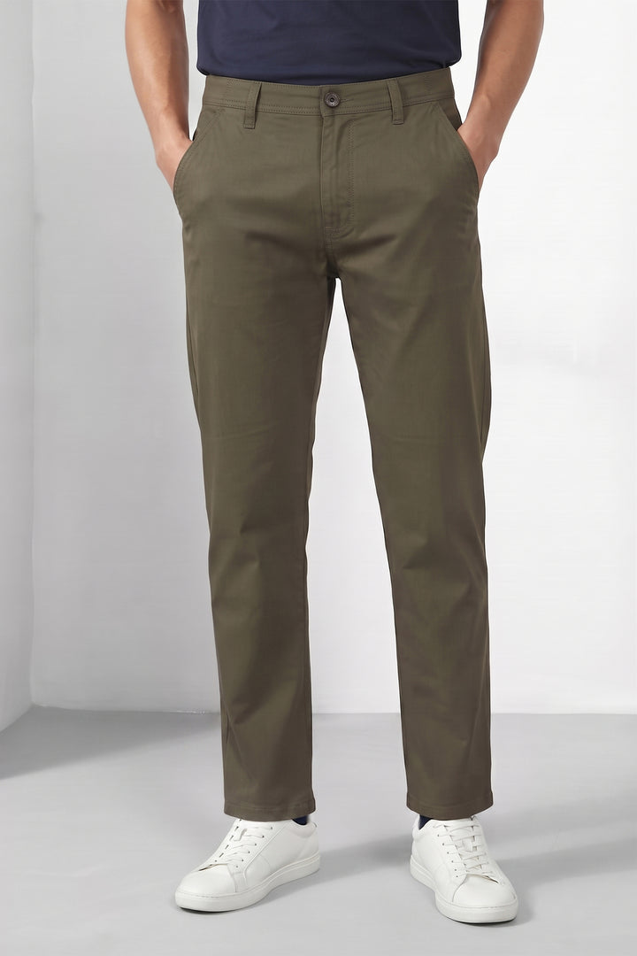 REGULAR FIT PLAIN TROUSER