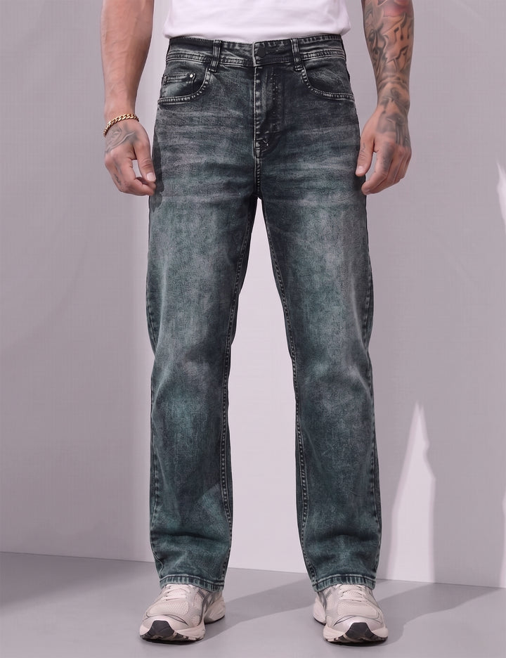 Dark Navy Straight fit Denim Jeans