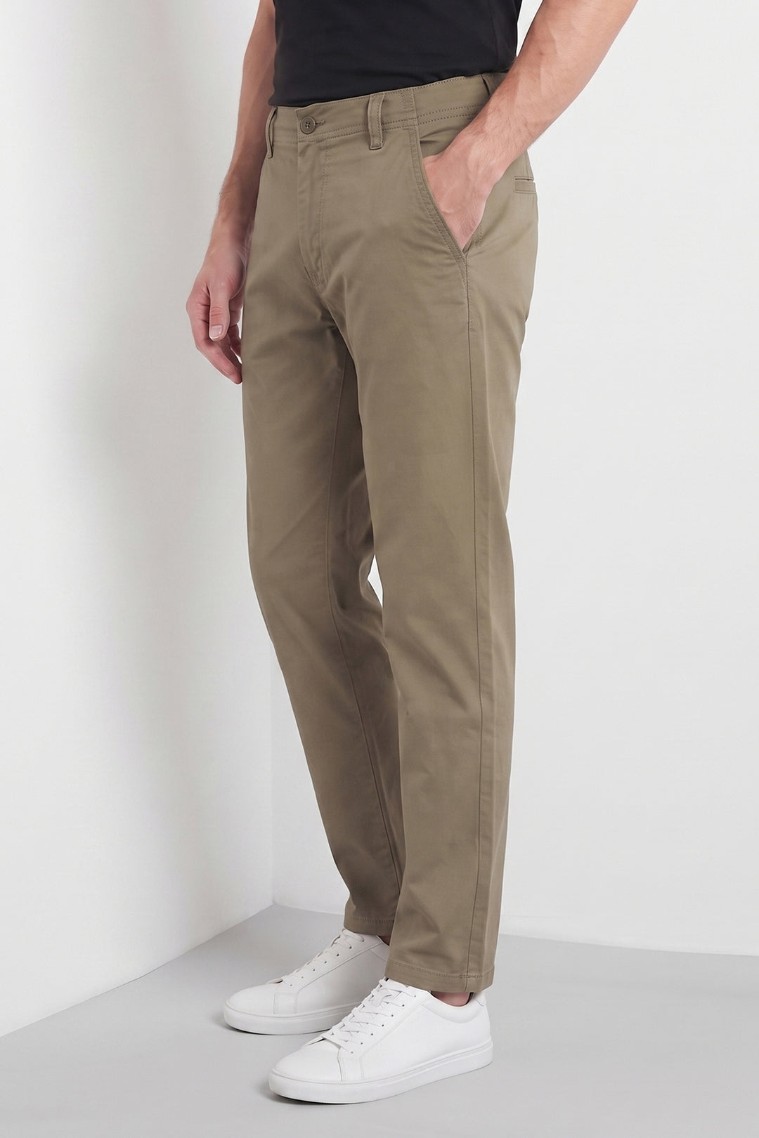 REGULAR FIT PLAIN TROUSER