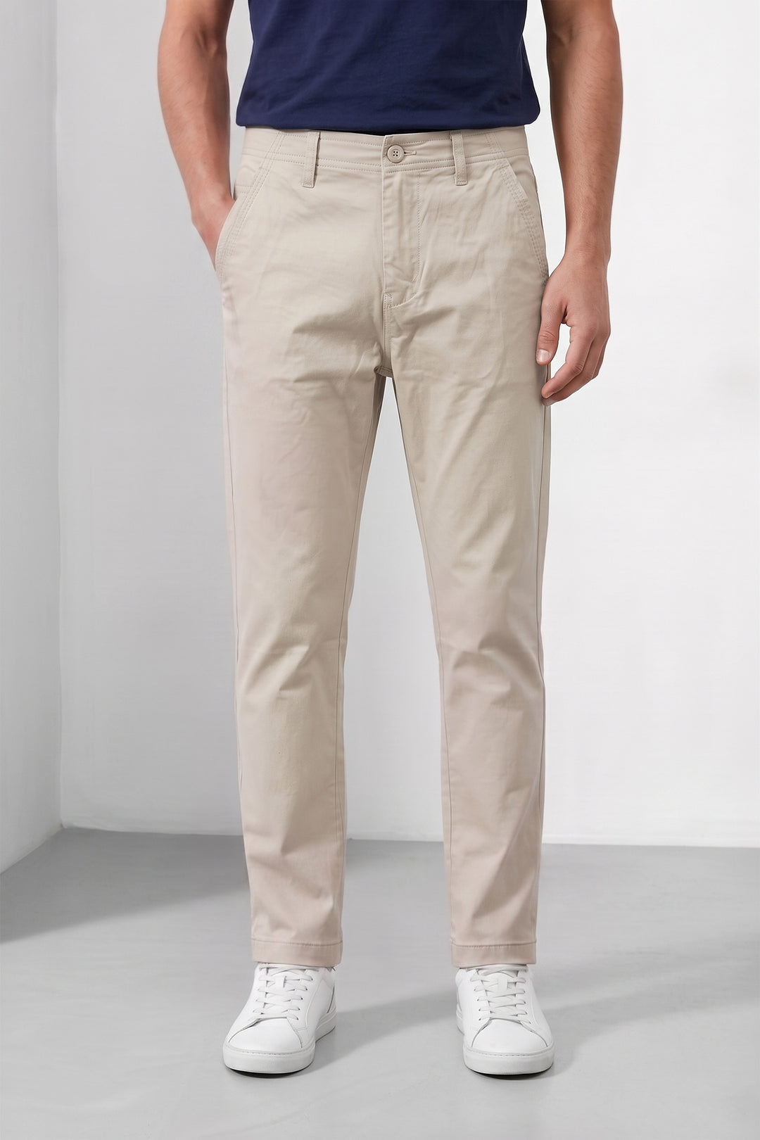 REGULAR FIT PLAIN TROUSER