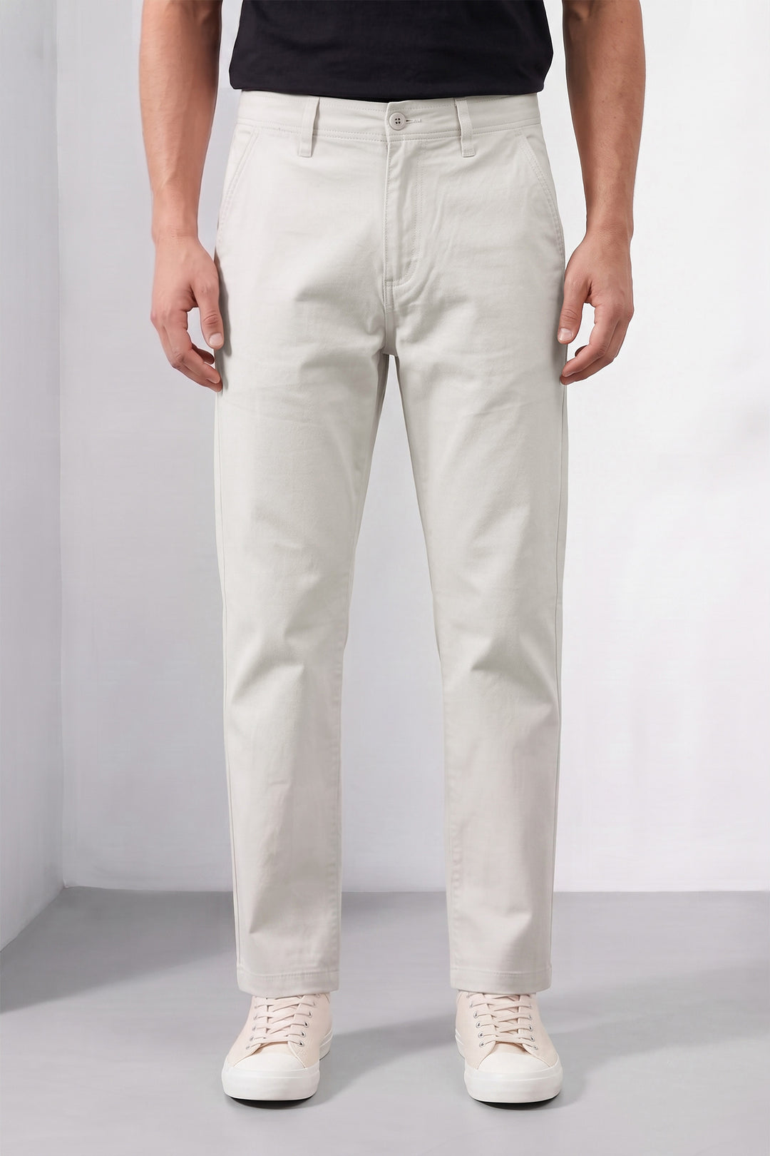REGULAR FIT PLAIN TROUSER