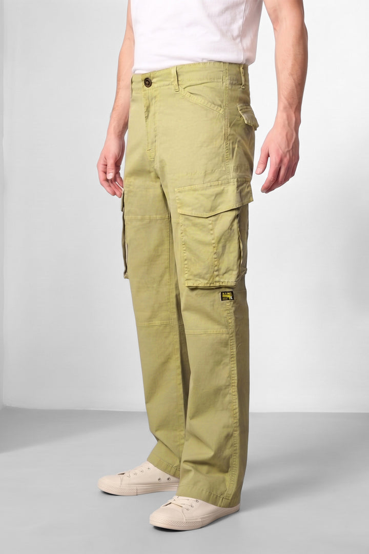 Fawn Premium Utility Cargo Trousers with 6-Pocket Design