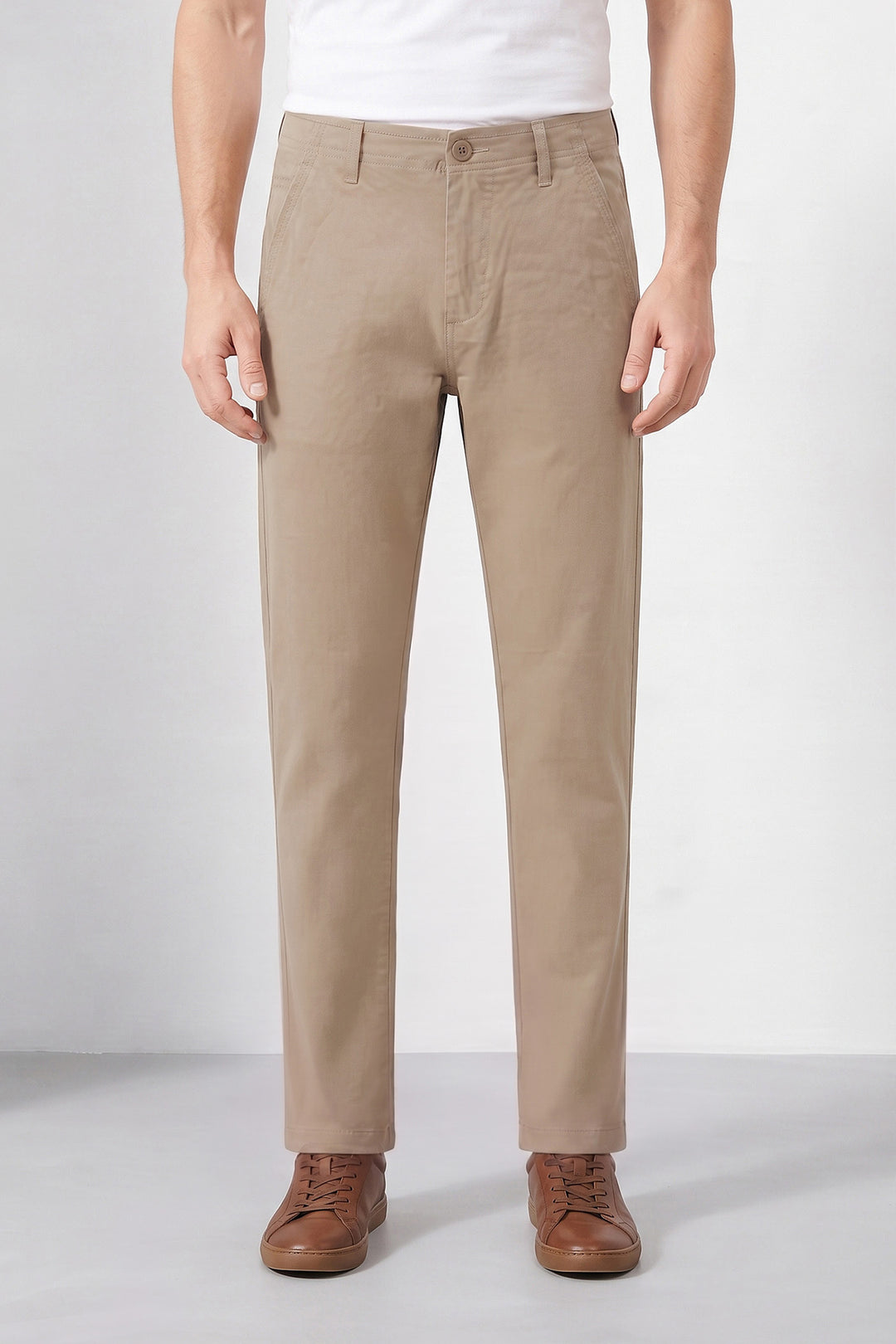 REGULAR FIT PLAIN TROUSER