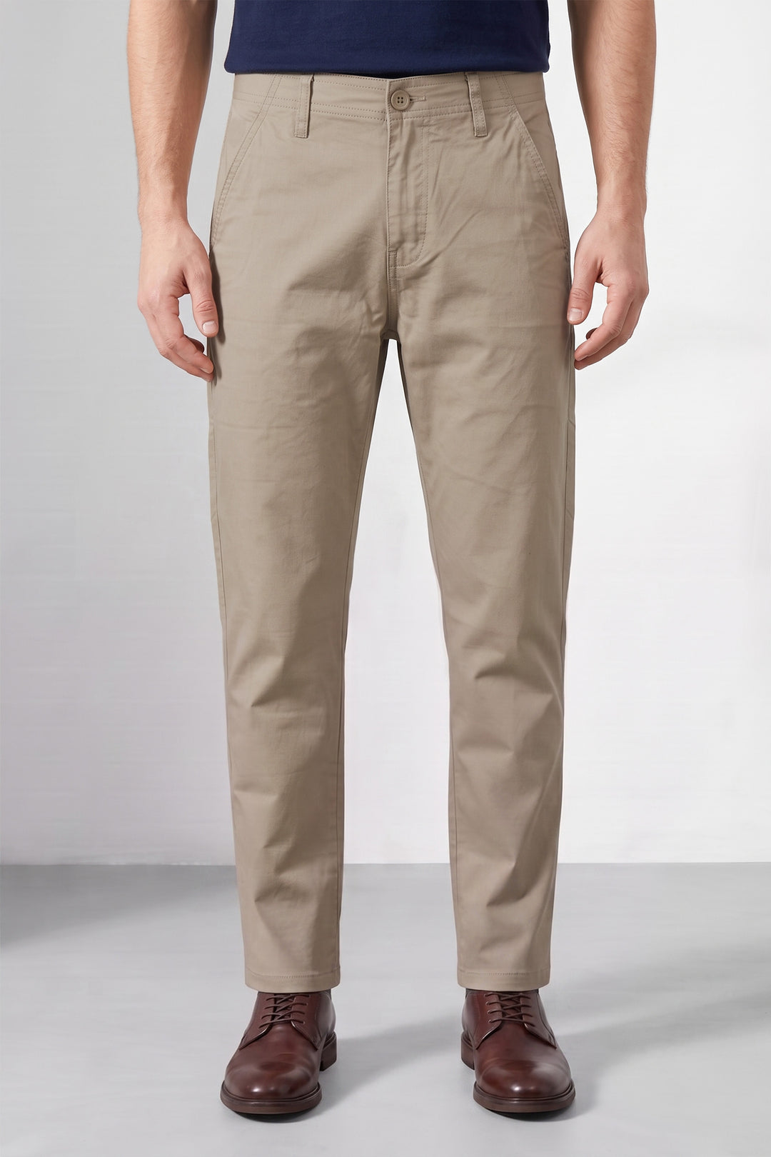 REGULAR FIT PLAIN TROUSER