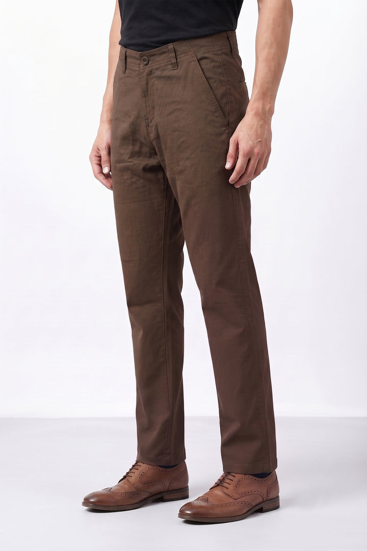 REGULAR FIT PLAIN TROUSER
