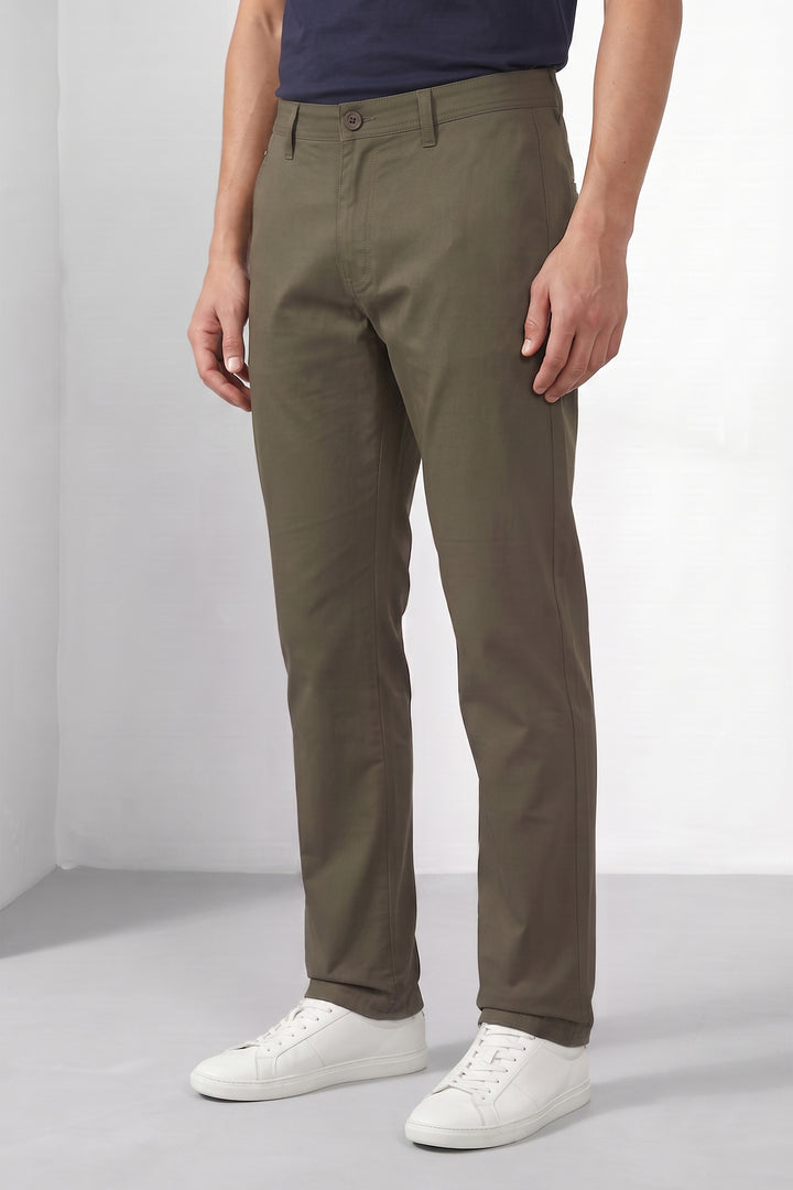 REGULAR FIT PLAIN TROUSER
