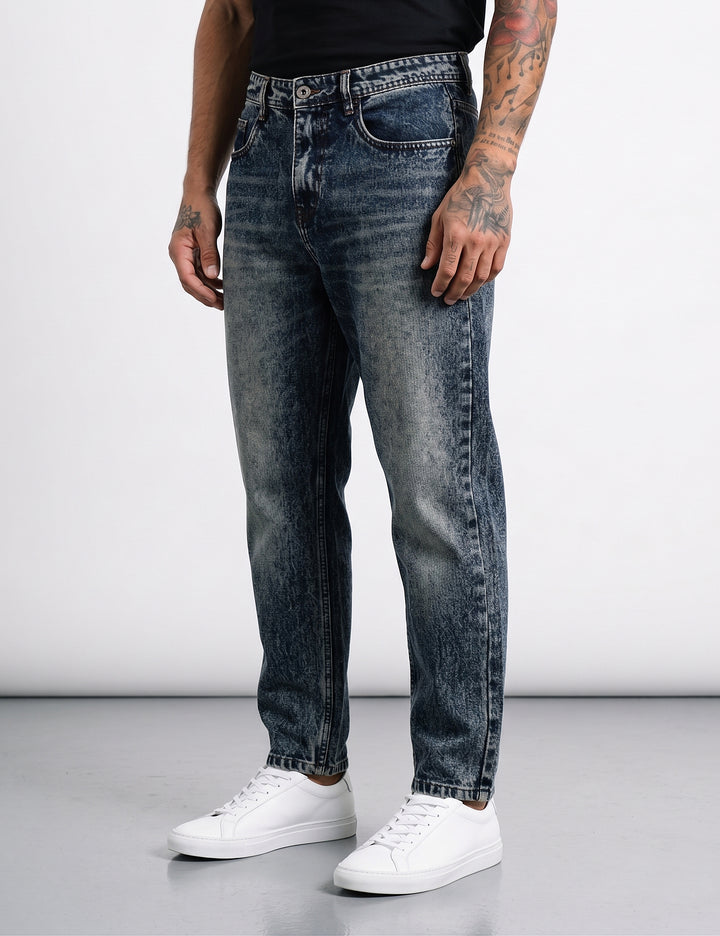 Blue Straight Fit Denim Jeans