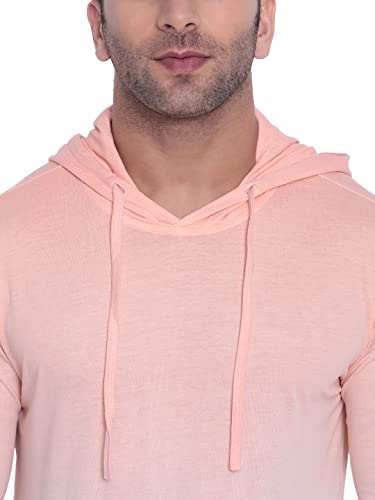 White Tie Dye Full Sleeve Hooded T-Shirt (Kunal Khemu)