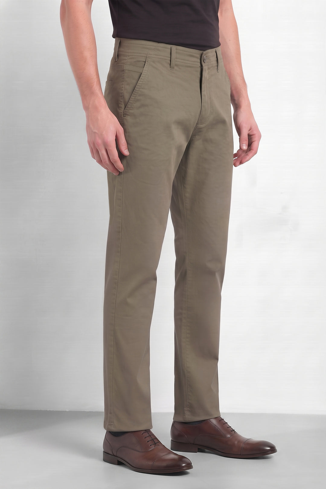 REGULAR FIT PLAIN TROUSER
