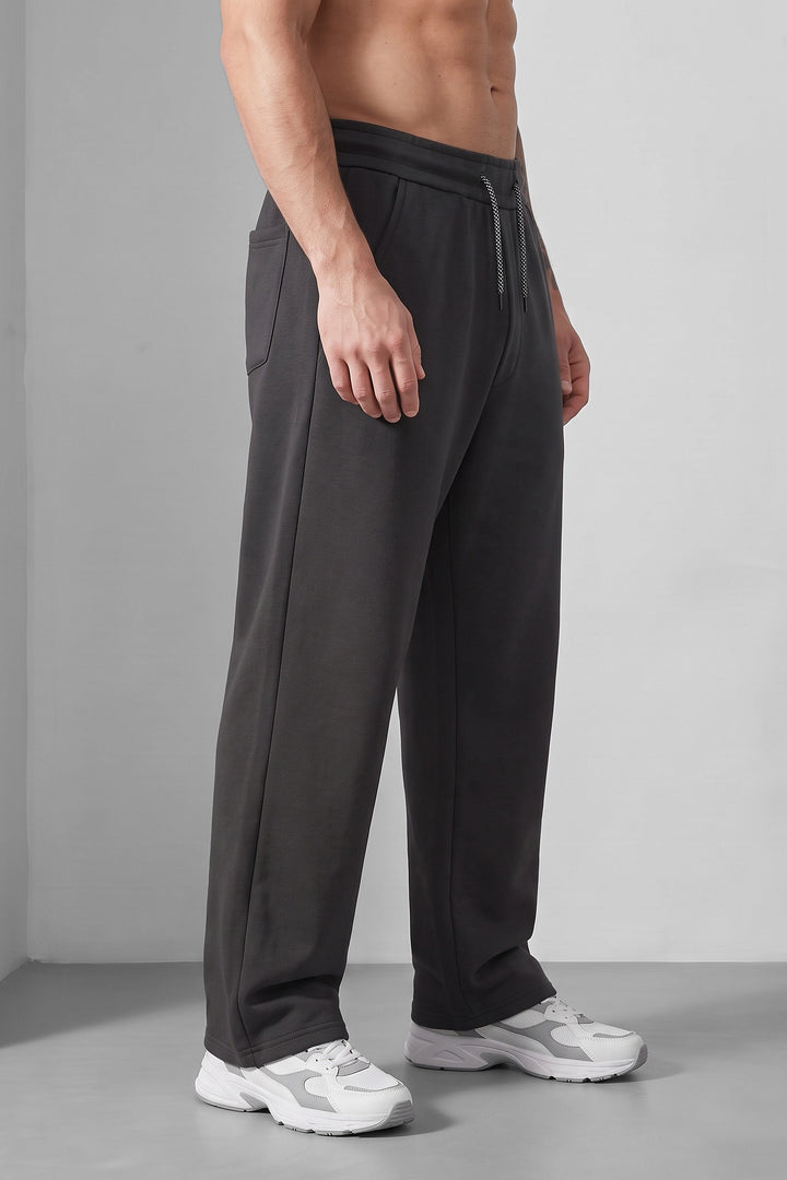 Grey Streetwear Essential Joggers