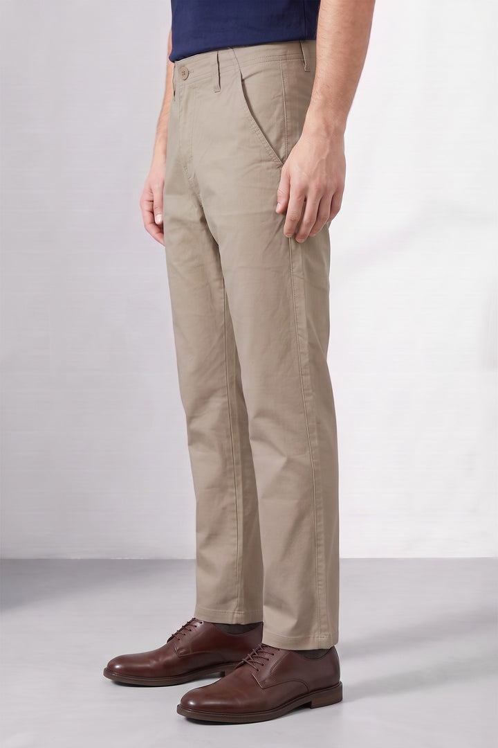 REGULAR FIT PLAIN TROUSER