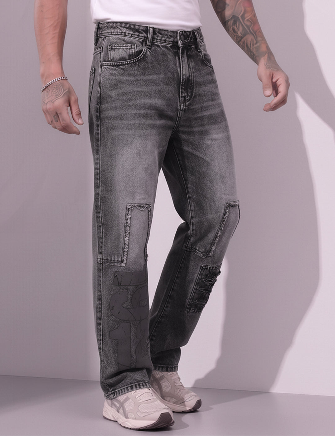 Steel Loose  fit Denim Jeans
