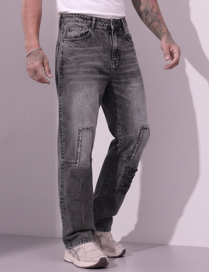 Steel Loose  fit Denim Jeans