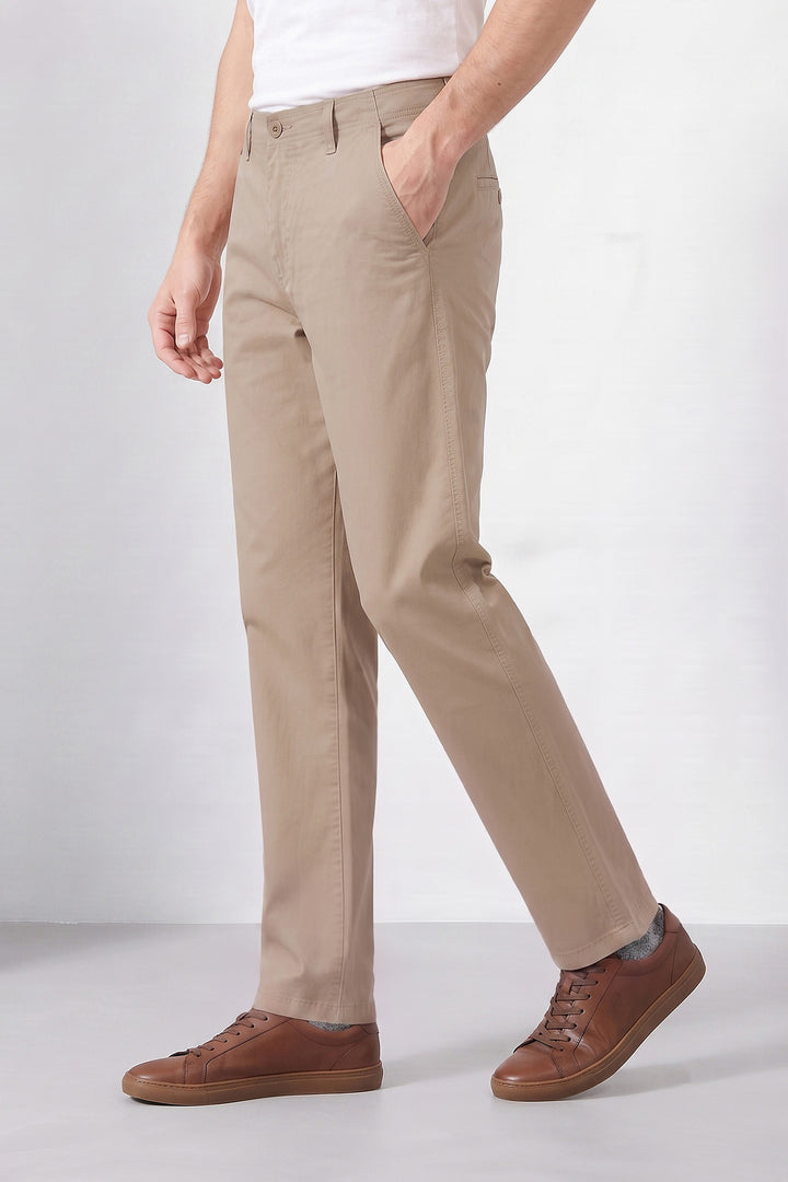 REGULAR FIT PLAIN TROUSER