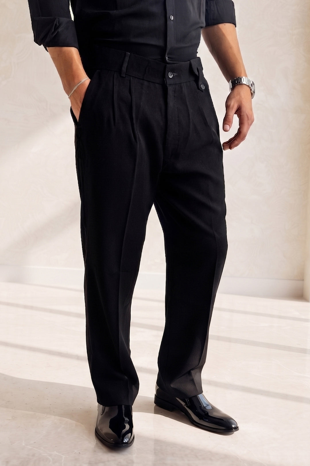 Black Statement Trouser