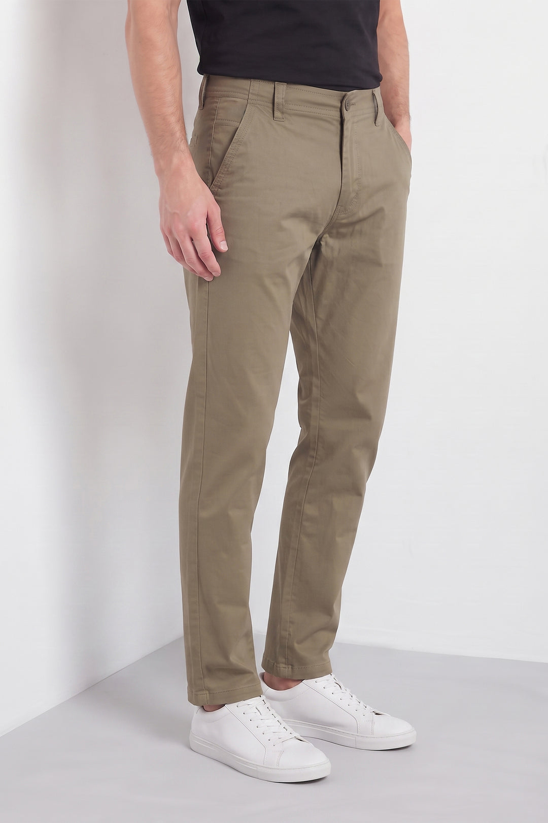 REGULAR FIT PLAIN TROUSER