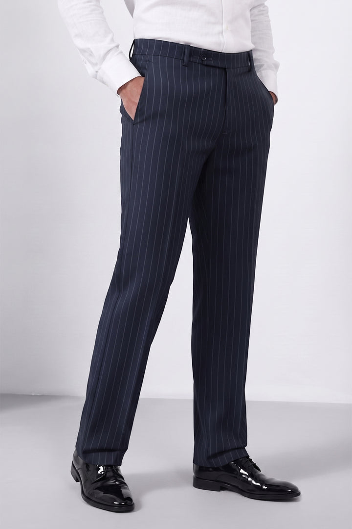 Men Striped Formal Kanso Trousers