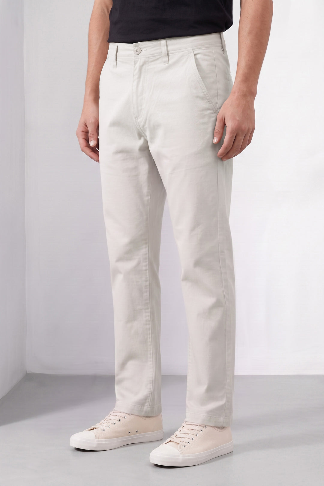 REGULAR FIT PLAIN TROUSER