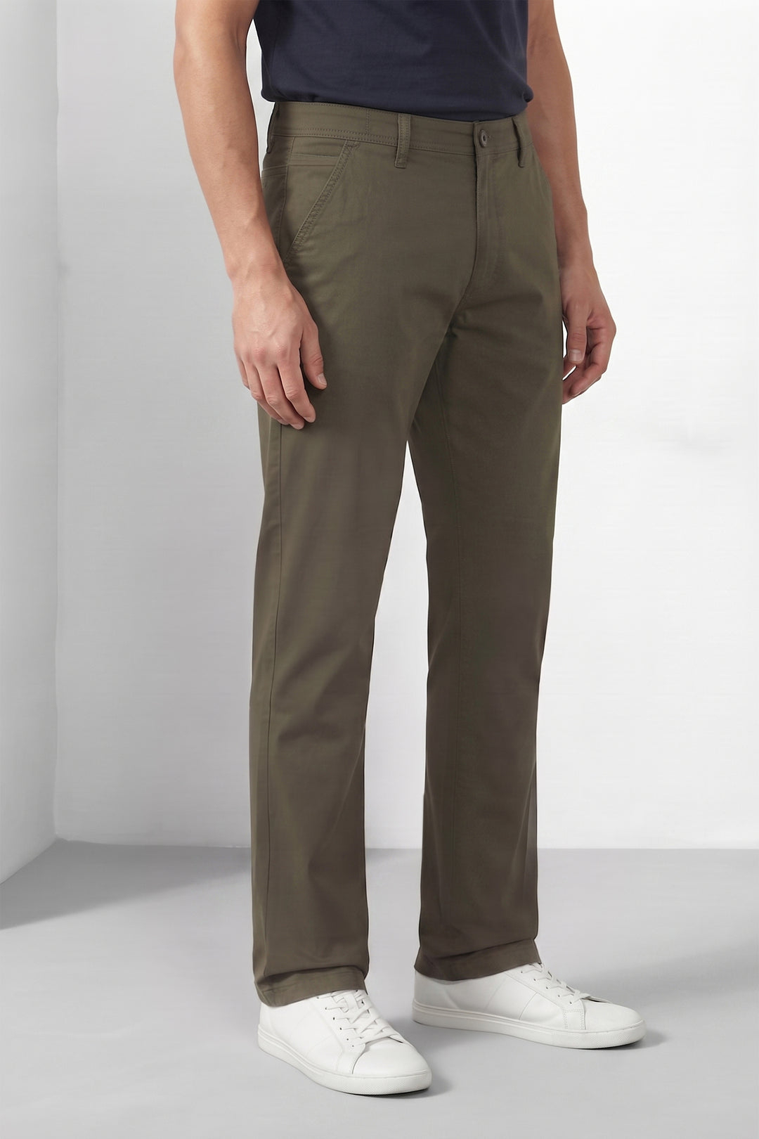 REGULAR FIT PLAIN TROUSER