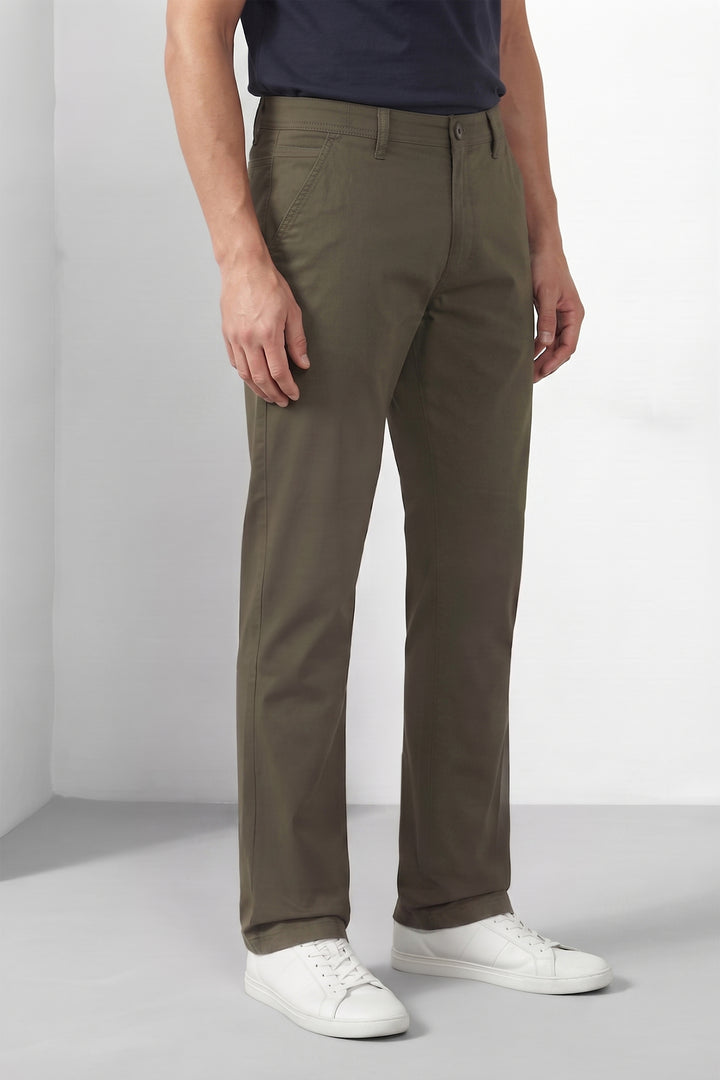 REGULAR FIT PLAIN TROUSER