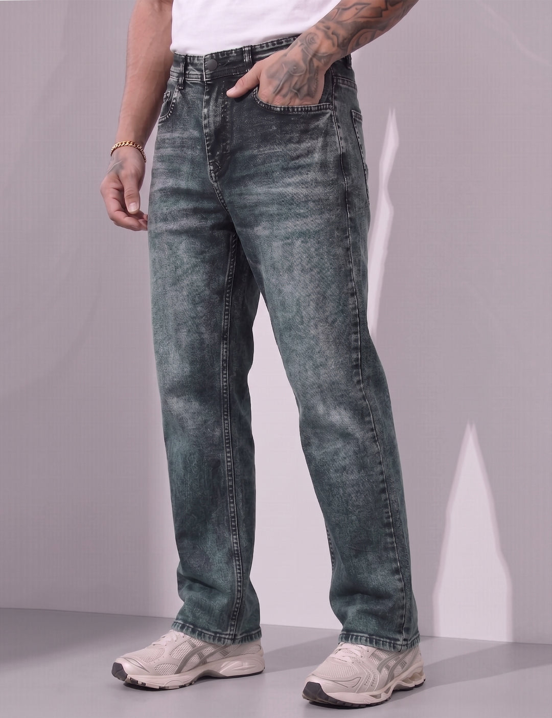 Dark Navy Straight fit Denim Jeans