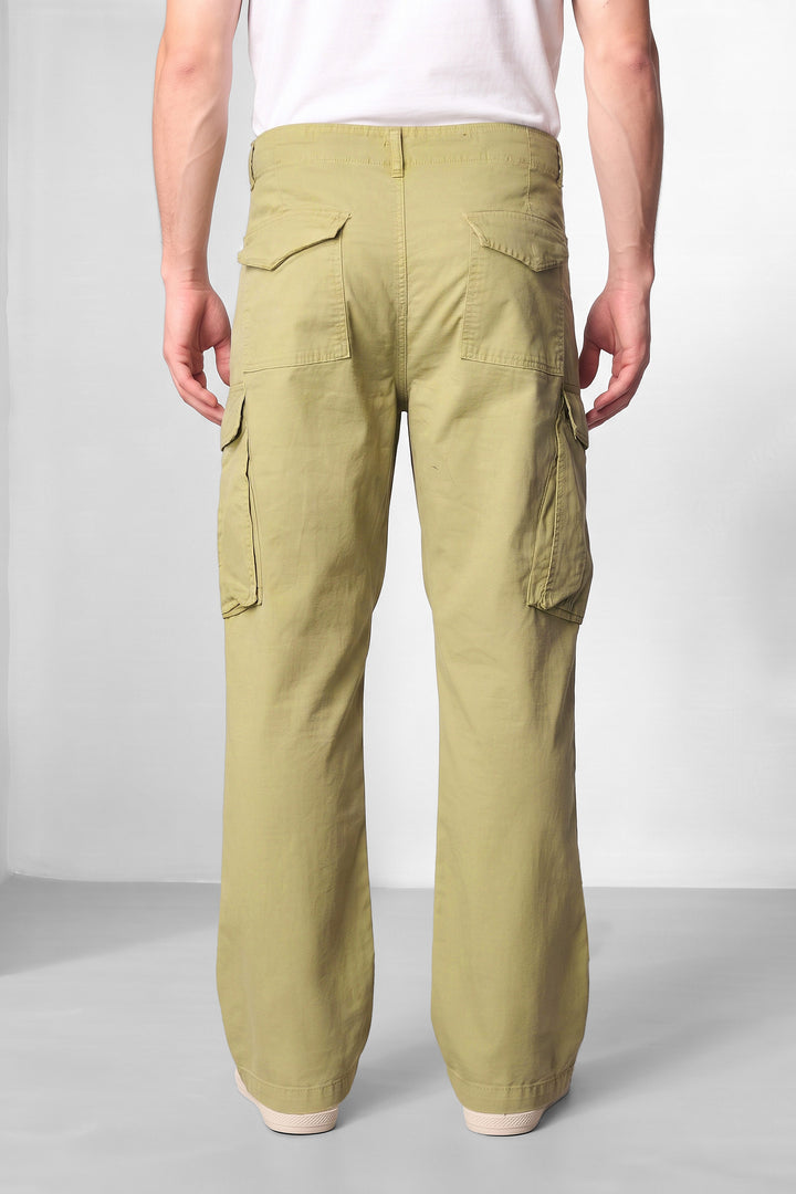 Fawn Premium Utility Cargo Trousers with 6-Pocket Design