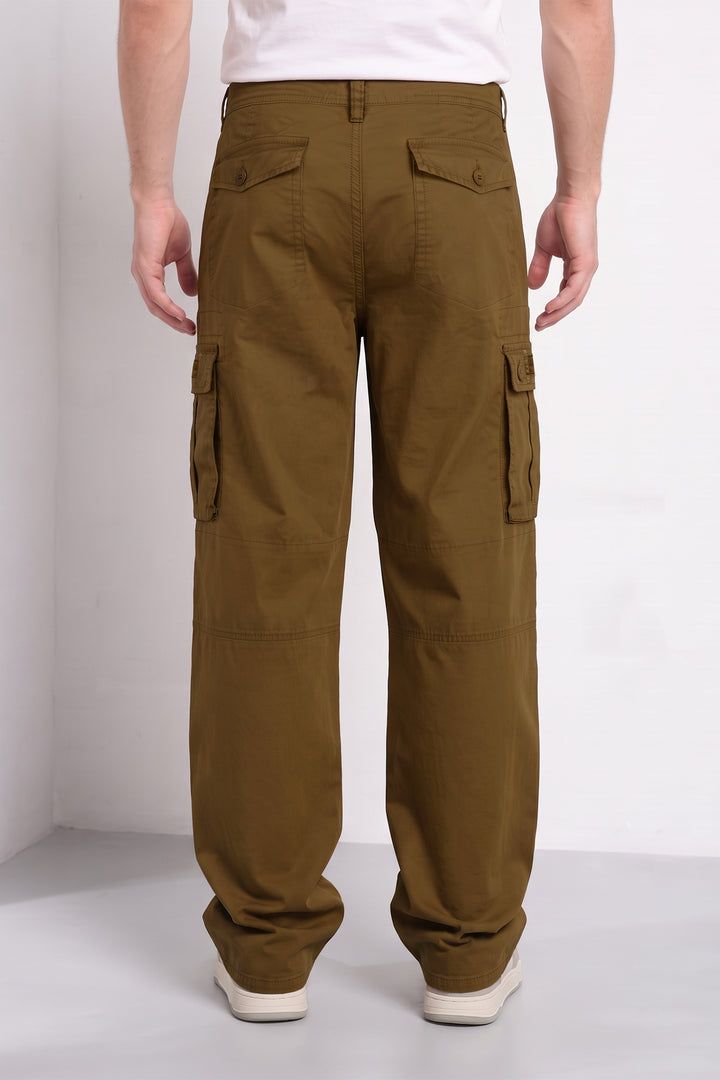 Brown Men’s 6 Pocket Cargo Pants