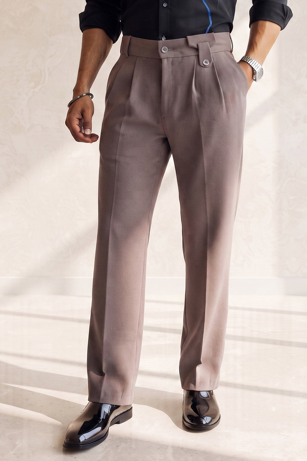 Cocoa Drift Japanese Trouser