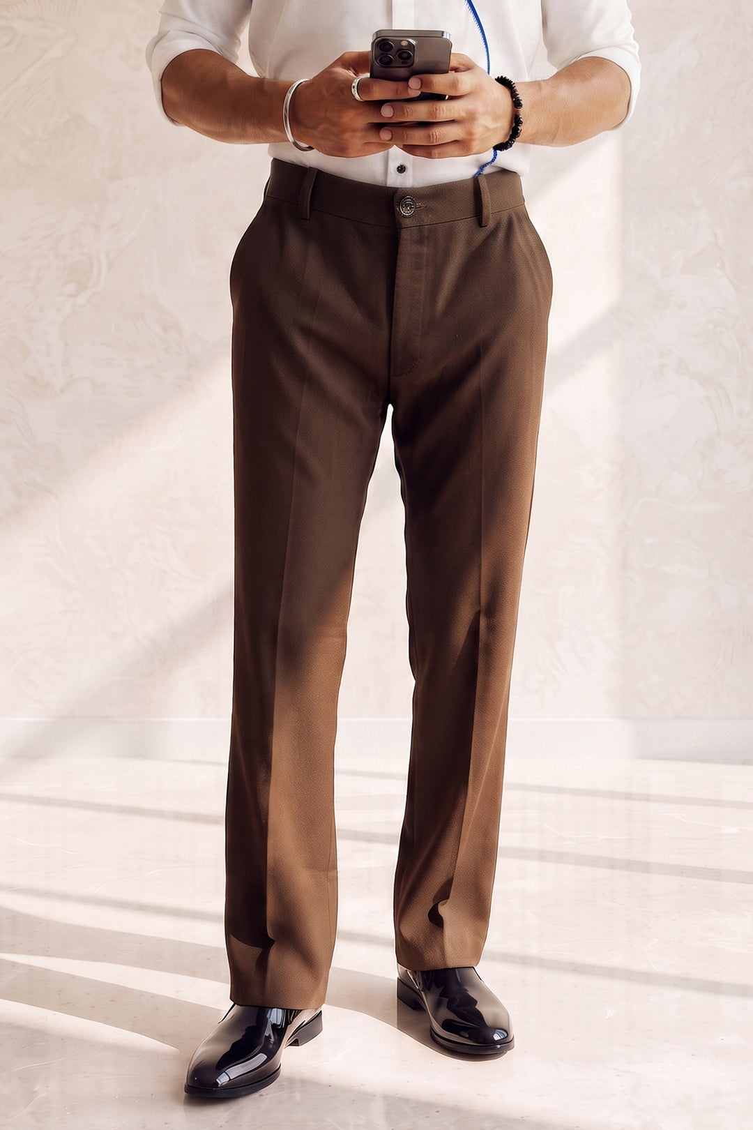 Light Brown Color Japanese Bootcut Trouser