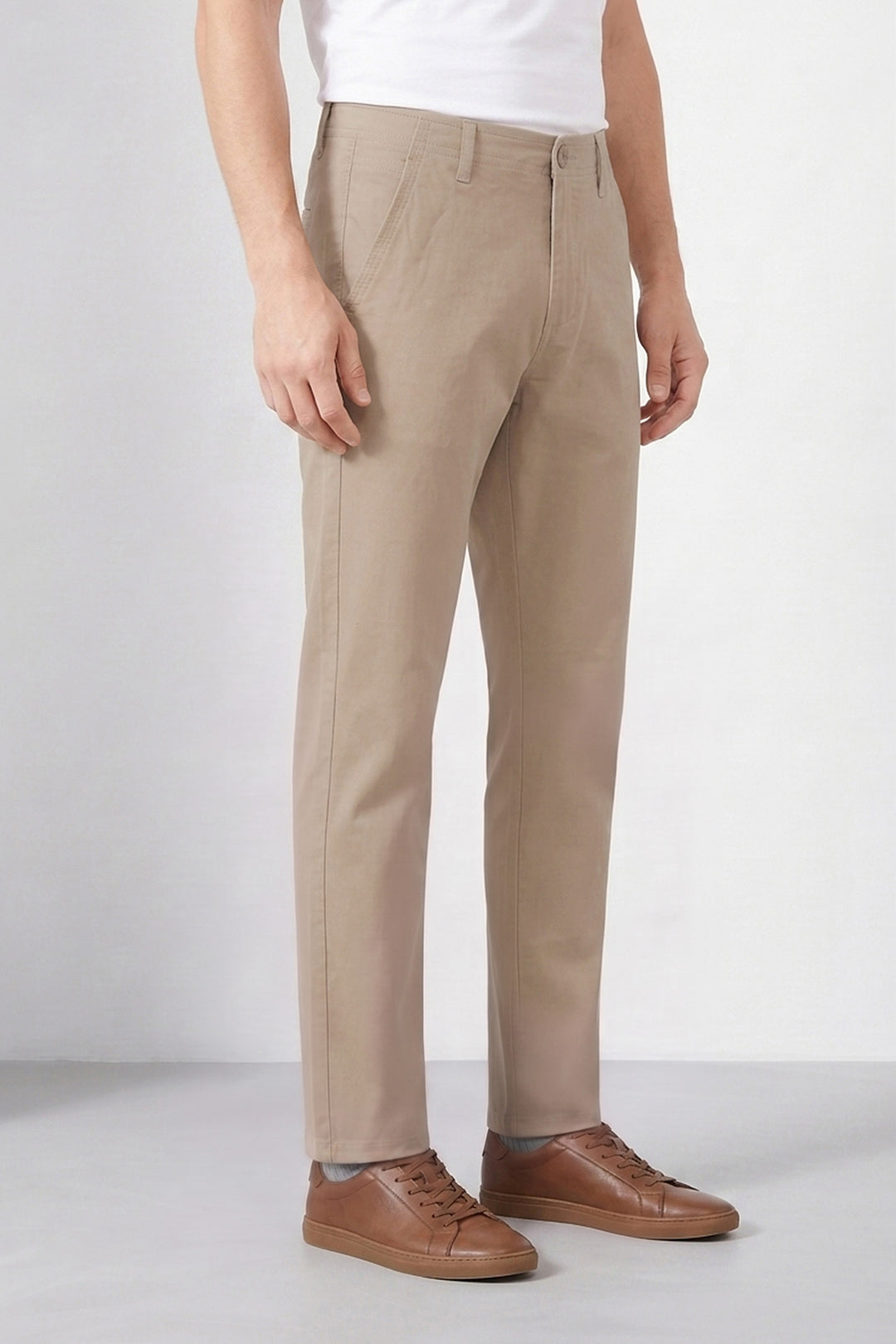 REGULAR FIT PLAIN TROUSER