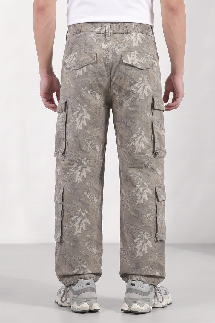 8 Pocket Military Style Camouflage Cargo Pants for Men