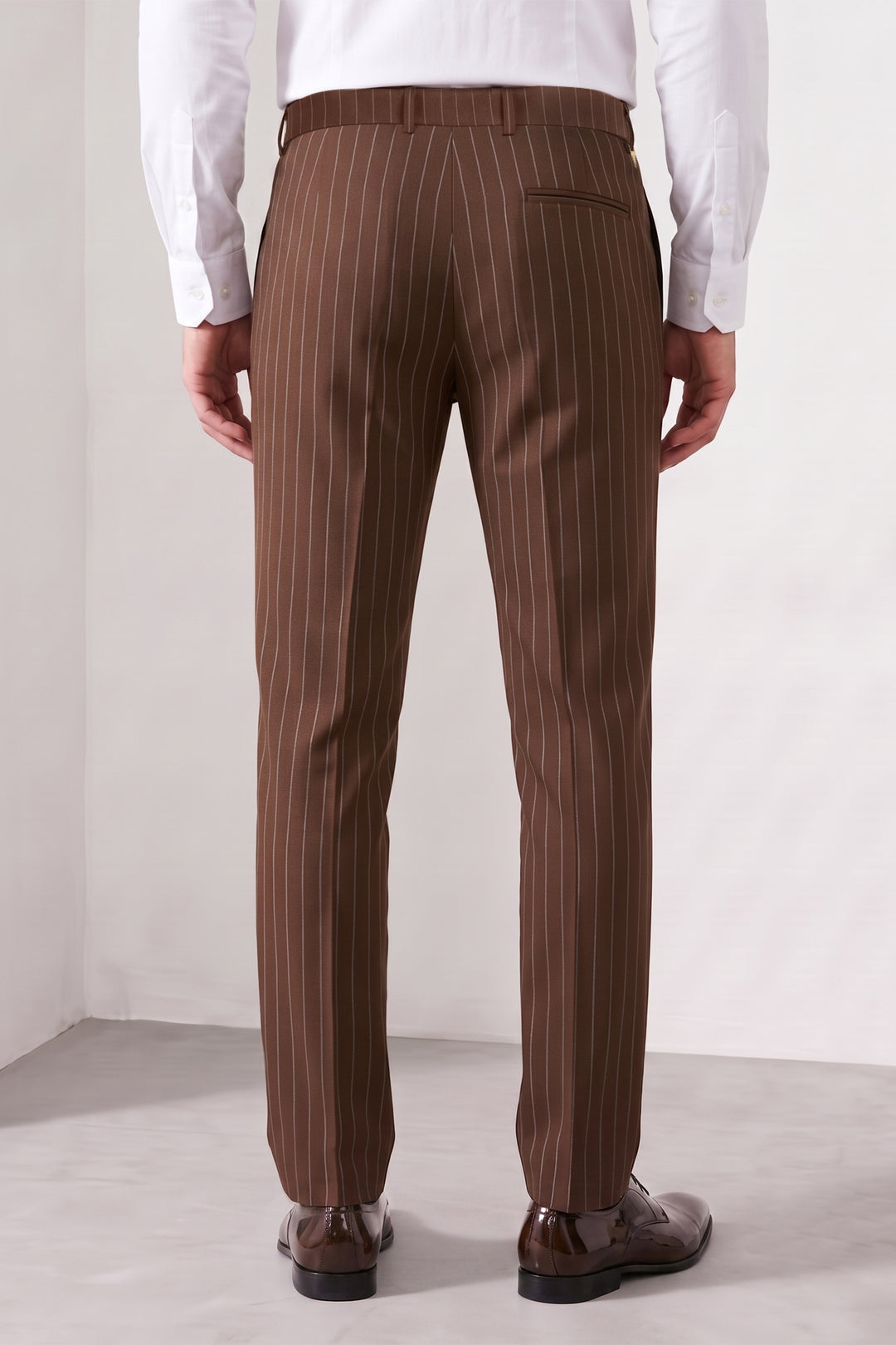 Men Striped Formal Kanso Trousers