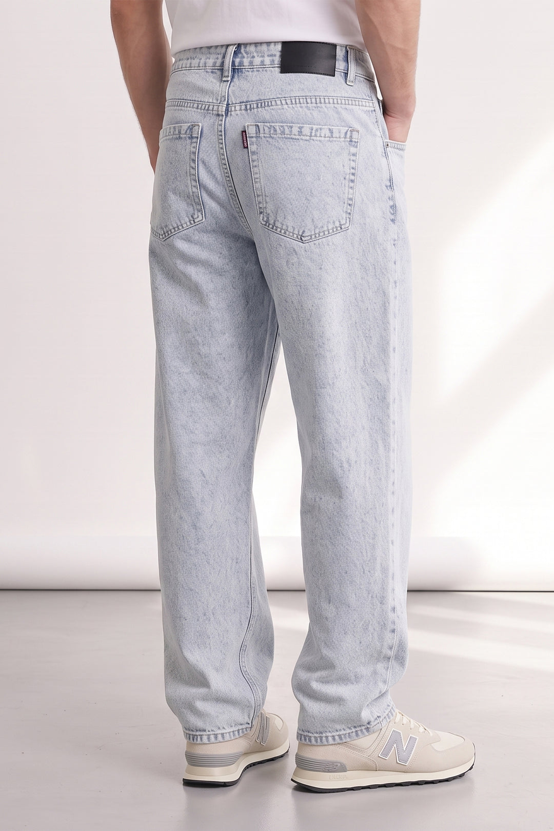 Light Blue Utility 6 Pocket Cargo Pants