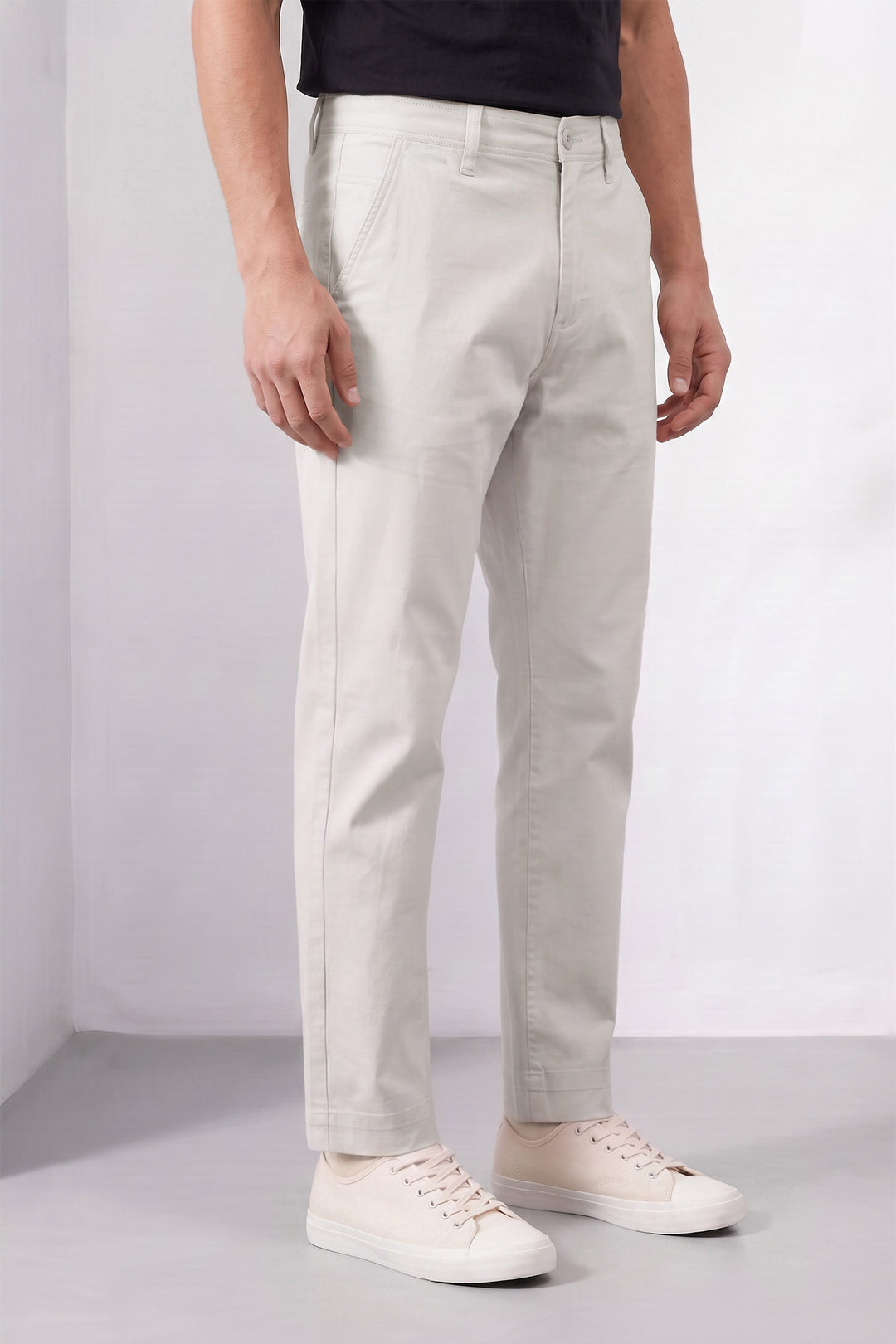 REGULAR FIT PLAIN TROUSER